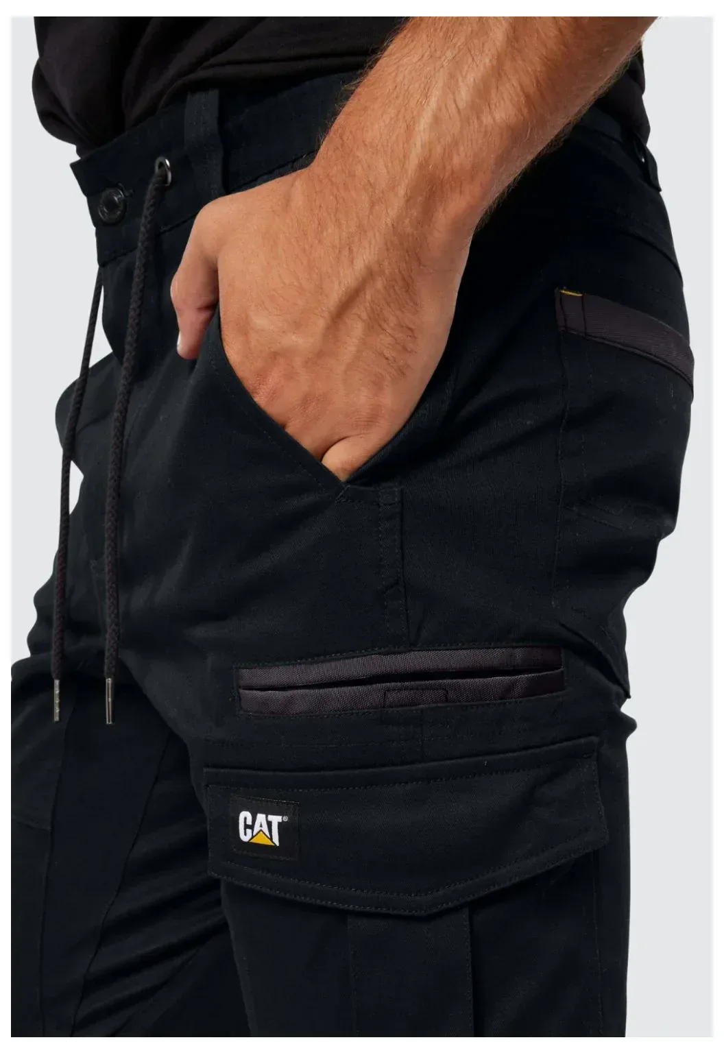 Cuffed Dynamic Pant - Black - Image 2