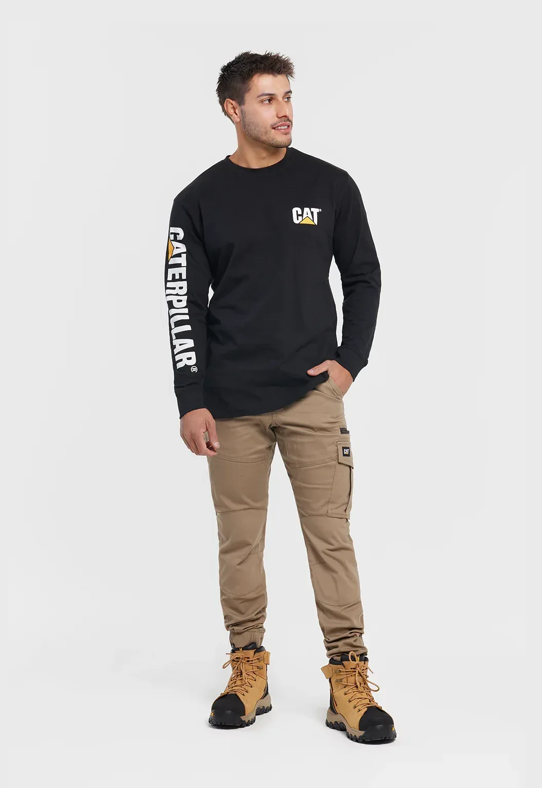 Cuffed Dynamic Pant - Khaki - Image 7