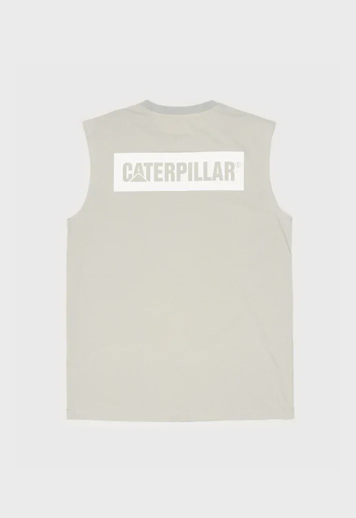 Icon Block Muscle Tee - Paloma - Image 2