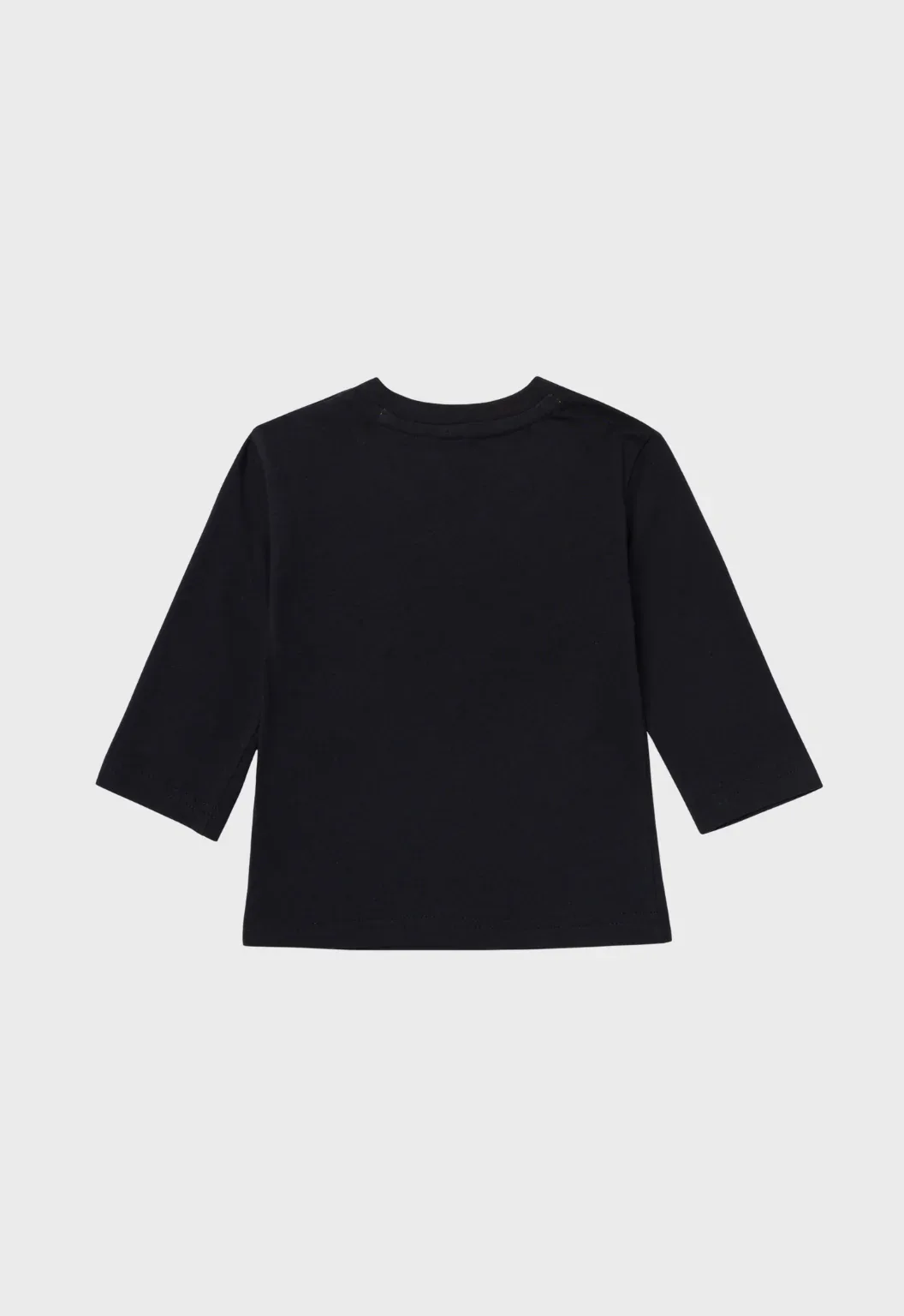 Infant L/S Banner Tee - Black - Image 4