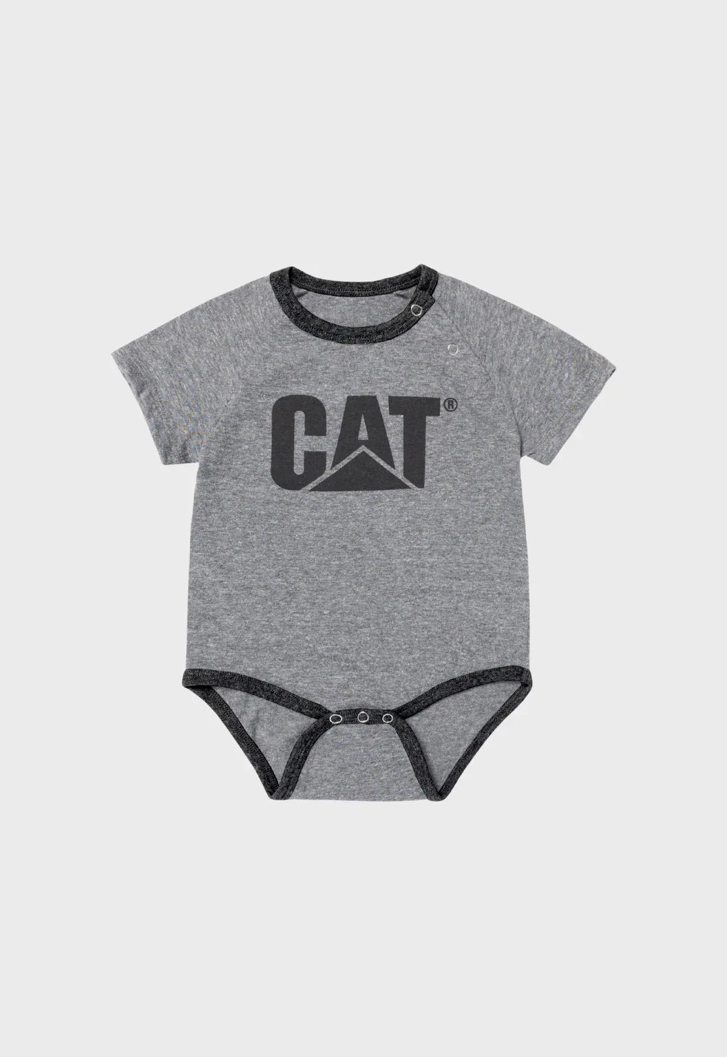 Infant TM Logo Bodysuit - Dark Heather Grey