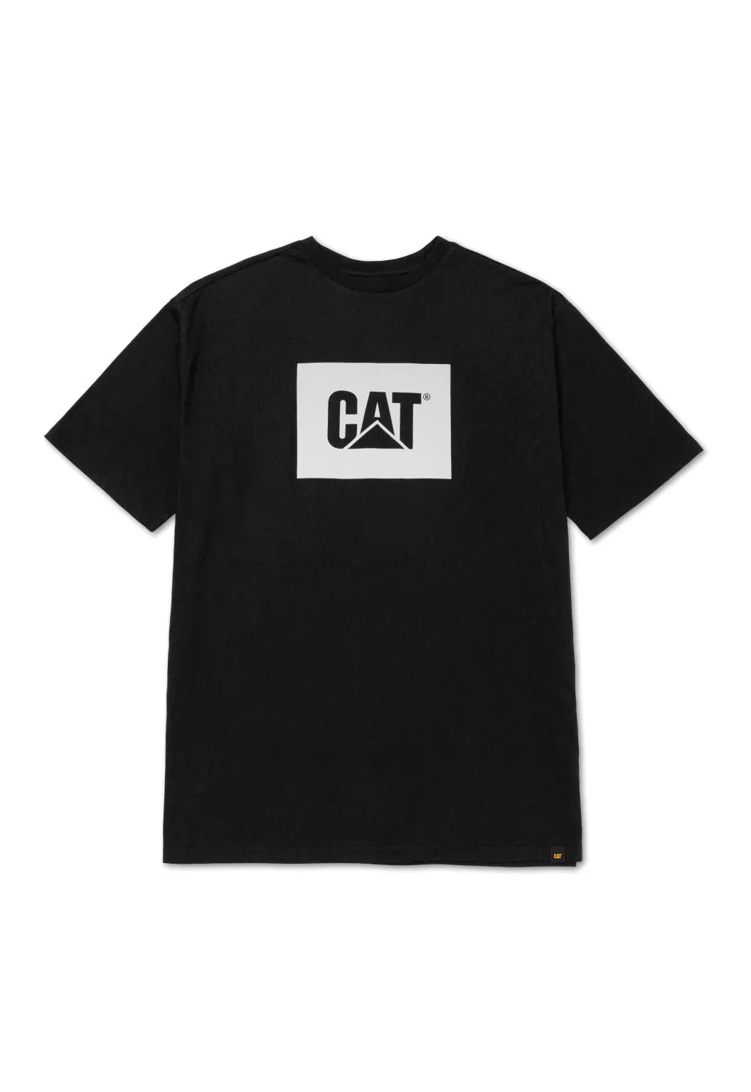 Reflective CAT Logo Tee - Pitch Black