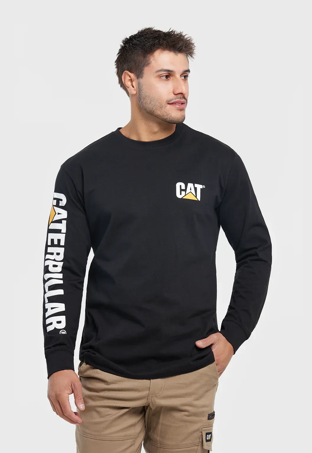 Trademark Banner Long Sleeve Tee - Black