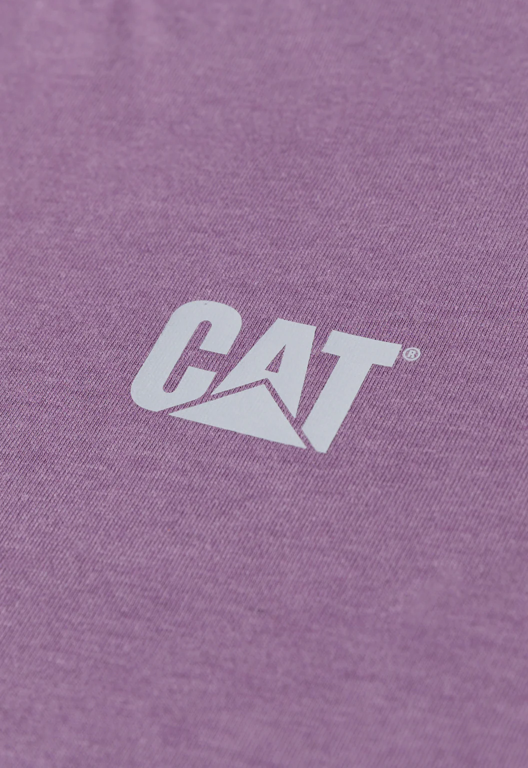 Womens CAT Logo Tee - Purple Sage/Neutral Gray - Image 4